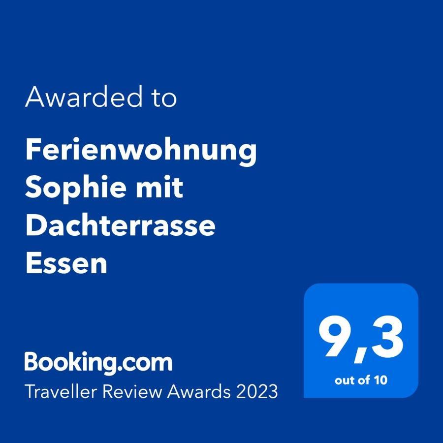 Ferienwohnung Sophie mit Dachterrasse Essen Exterior foto